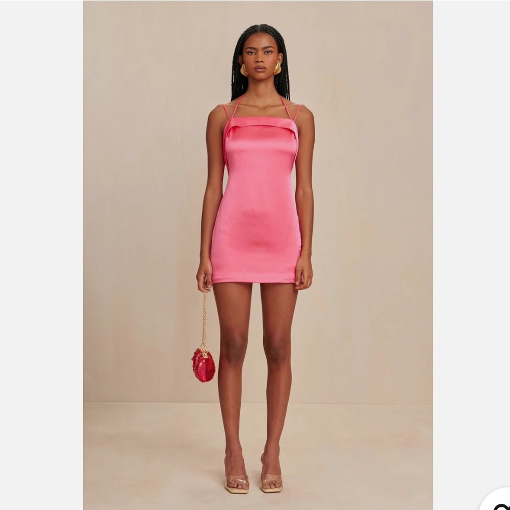 Cult Gaia Pink Mini Dress